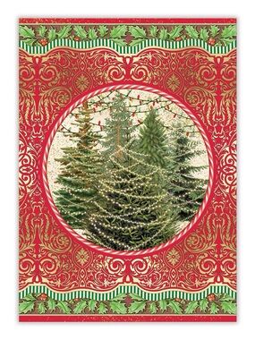 Michel Design Works Kitchen Towel in O Tannenbaum